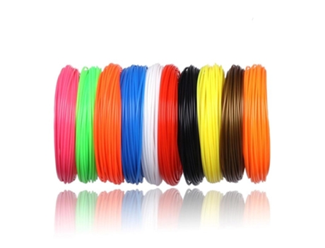 Mango De Plástico De Recarga 3D Para Bolígrafo 3D (100M 10 Colores Pla-193)