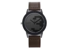 Reloj De Pulsera Naviforce Para Hombre, A La Moda, Con Correa De Pu Impermeable Gris.