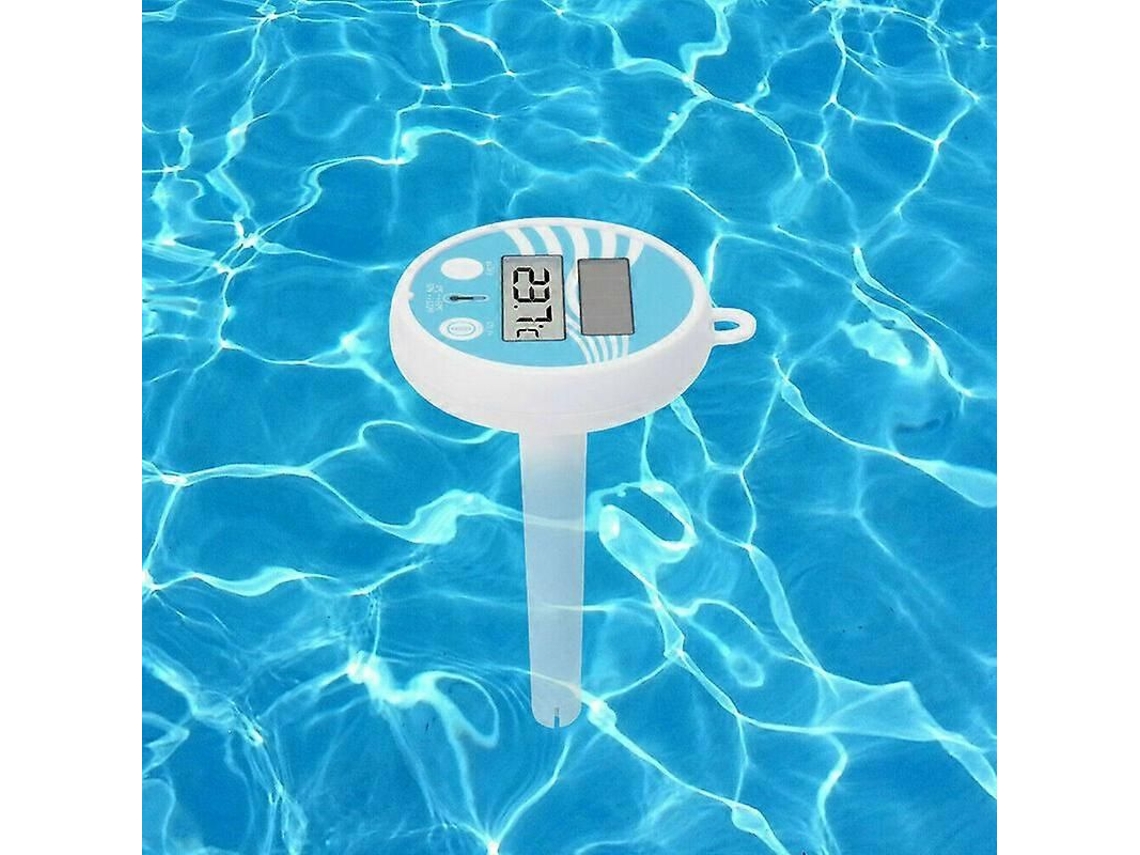 Termômetro Solar Digital Flutuante Para Piscina, Fácil De Ler E Resistente A Choques, Ideal Para Uso Externo.