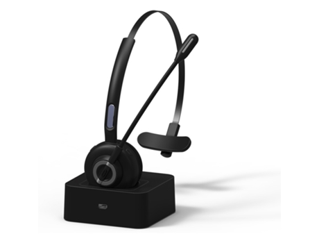 Auriculares Bluetooth con Micrófono y Dongle Usb Mono Pc con Base de Carga y Micrófono Reductor de Ruido Ai