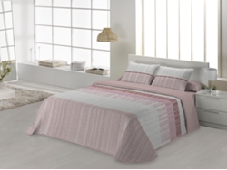 Colcha JVR Bombay (Poliéster - Rosa - 270 cm)