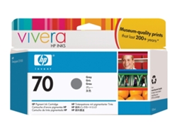 Cartucho de Tinta Original HP 70 de 130 ml C9450A Gris  para DesignJet Z3100, Z3100 GP, Z3100ps GP, Z3200, Z3200ps