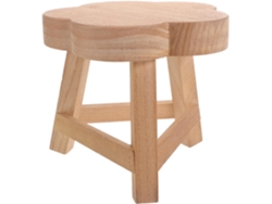 Pequeño Soporte Madera Forma Plantas Taburete Decorativo Natural Macetas Elevador Estable Ergonómico