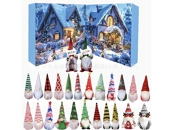 Calendario de Adviento de Papá Noel para Navidad 2025, caja de cuenta regresiva de 30 días, regalo de Navidad para niños, decoración de Panoona