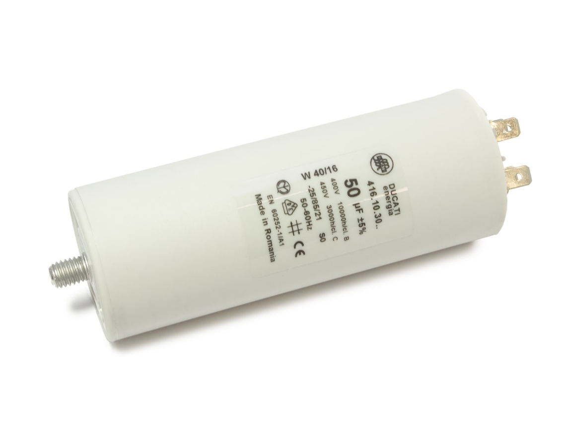 Condensador 50µf - Ducati Para Lavadora Cap735un
