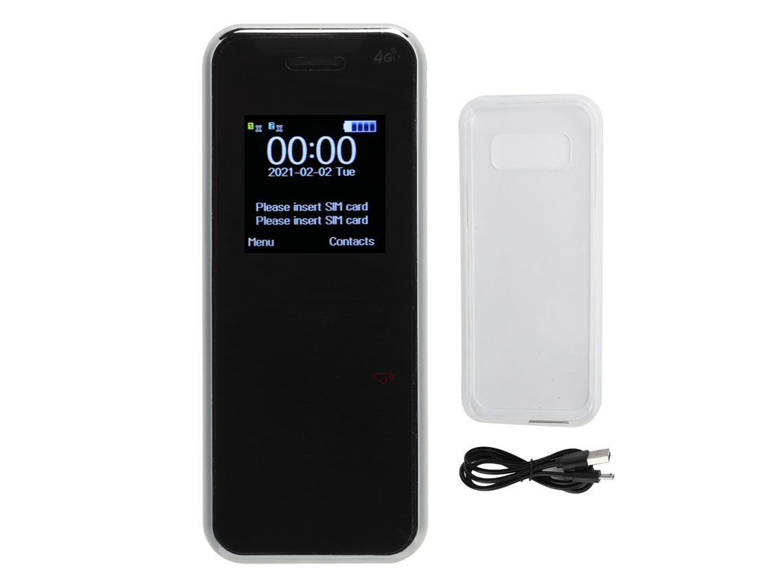 Mini Teléfono Móvil Dual Sim De 32 Mb + 32 Mb Para Niños Con Funciones De Música Y Vídeo, Azul Oscuro.