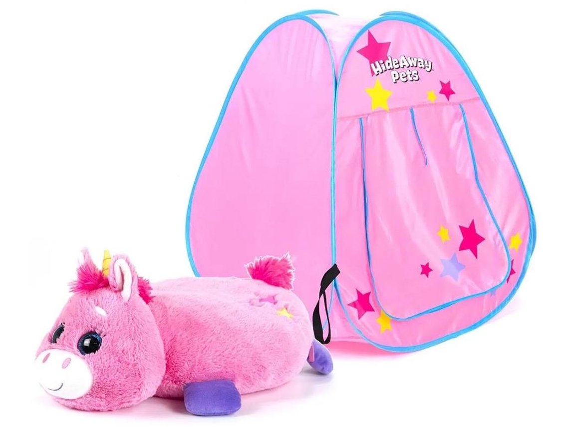 Peluche con Tienda ESCONDIDITOS Unicornio (16 x 35 x 45 cm)