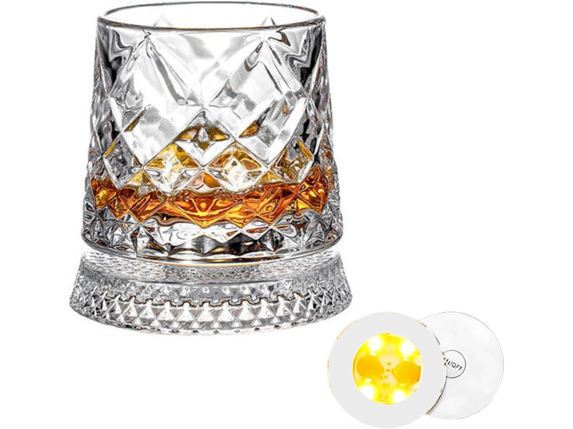 Elegante vaso de whisky transparente con diseño en espiral, ideal para decoración de fiestas, copa de vino y cóctel, CHABERLU