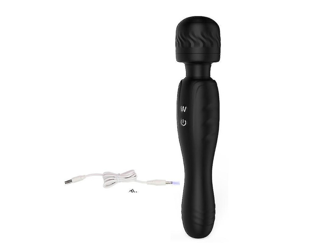 Masajeador Personal Vibratorio, Inalámbrico, 2 Zonas De Masaje Vibratorias, Silencioso, Impermeable, Portátil, Recargable Por Usb, Negro