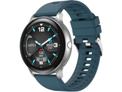 Reloj inteligente Yizhood para hombre y mujer, con control del ritmo cardíaco, sueño, presión arterial, actividad física, IP68, 24 modos deportivos (azul)