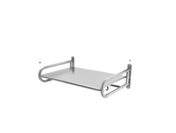 Soporte para horno microondas, ahorra espacio, montaje en pared, plateado