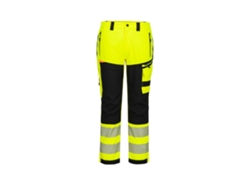 Pantalón De Trabajo Alta Visibilidad Impermeable Dx4 | Lluvia Amarillo/negro / 48