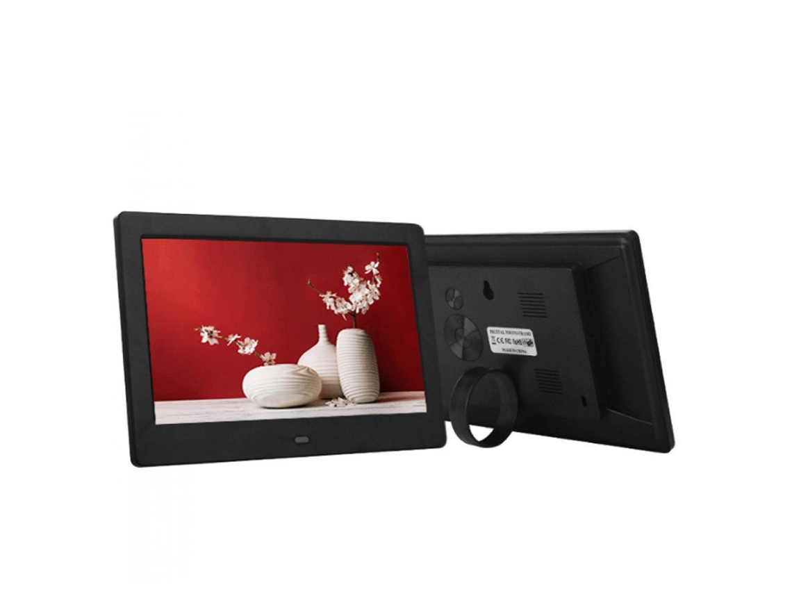 Marco de fotos digital de 7 pulgadas para fotos y vídeos, álbum electrónico, expositor de maquillaje en tiendas, máquina de publicidad HD, regalo ideal.