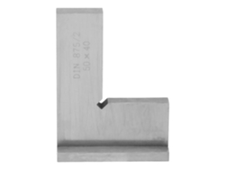 Regla De Ángulo Recto De 90 Grados En Acero Al Carbono Con Asientos, Herramienta De Ingeniería De Alta Precisión.