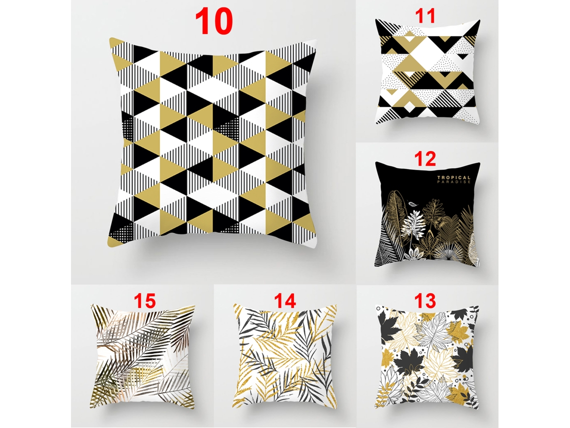 Serie Moderna y Sencilla Abstracta Funda de Almohada