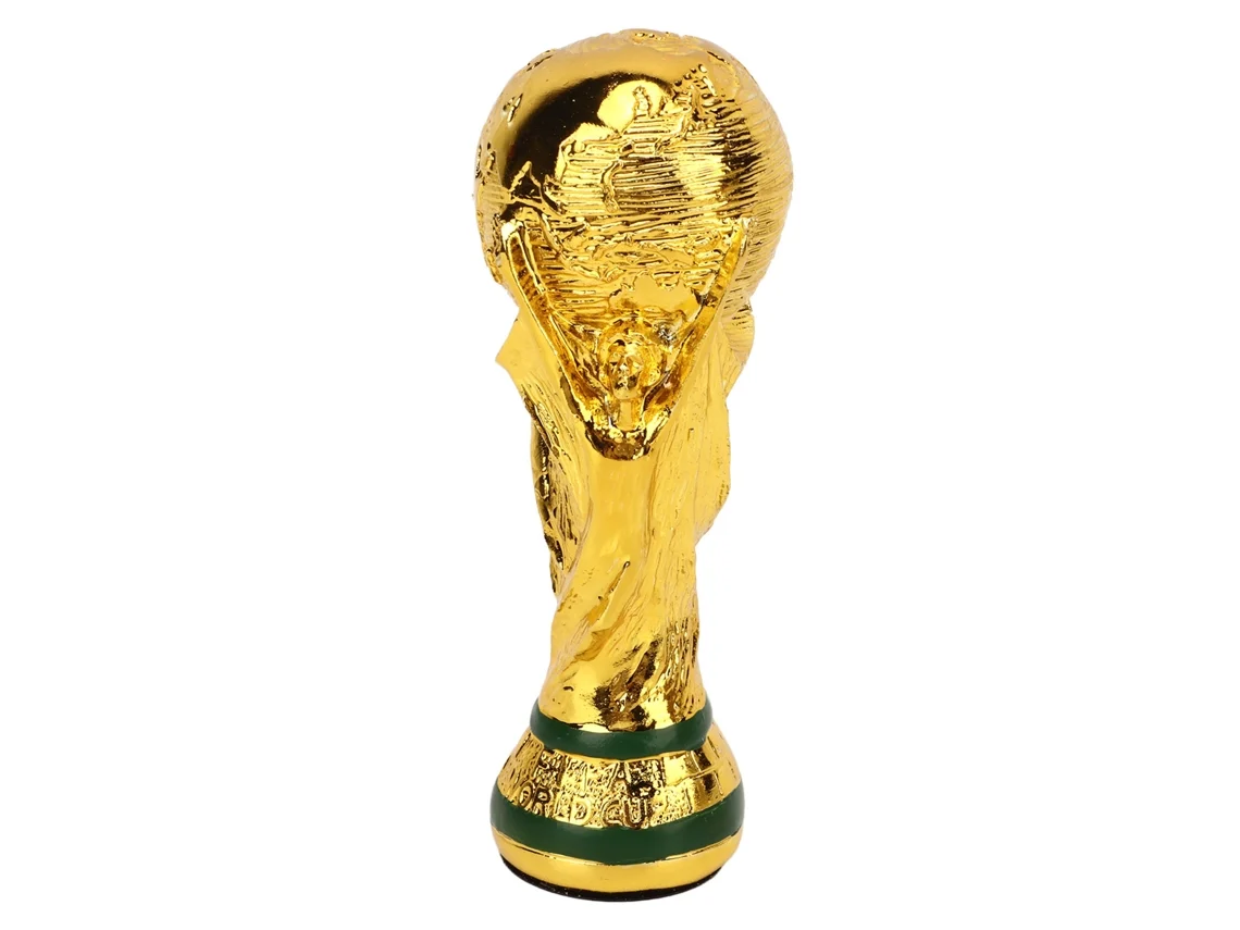 Vlrla-2026réplica De Copa De Oro 2022 Trofeo De Fútbol Mundial Regalo Para Fanáticos Decoración Familiar 13cm Sólido