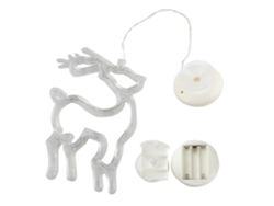 NEVEANCE Luz Colgante Decorativa de 8 LEDS de Hilo de Cobre, Alimentada por Batería, Lámpara Colgante (Blanco Cálido)