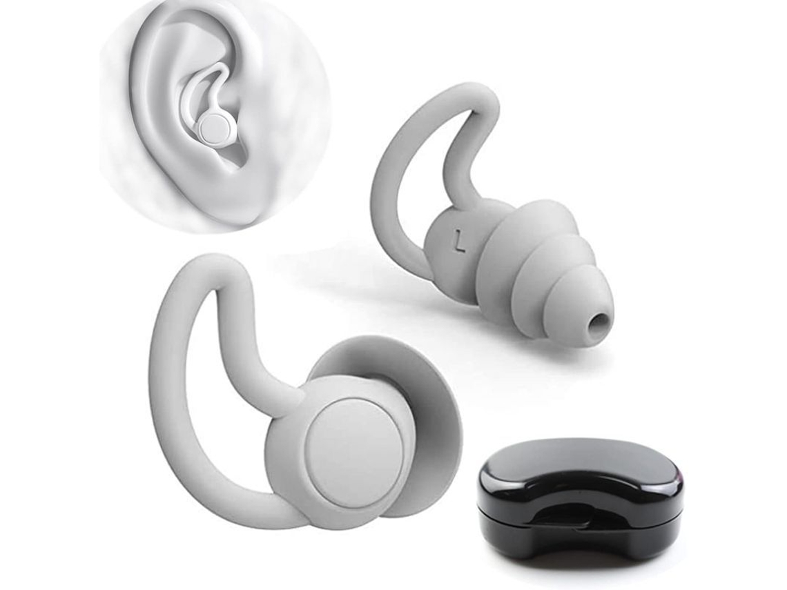 Dan26-tapones De Oído De Silicona Reutilizables Impermeables Para Dormir Con Reducción De Ruido