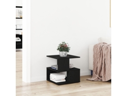 Mesa auxiliar  Mesa auxiliar  Mesa auxiliar de roble negro de 40 x 40 x 40 cm, madera de ingeniería Wsd554685 Lovely Home