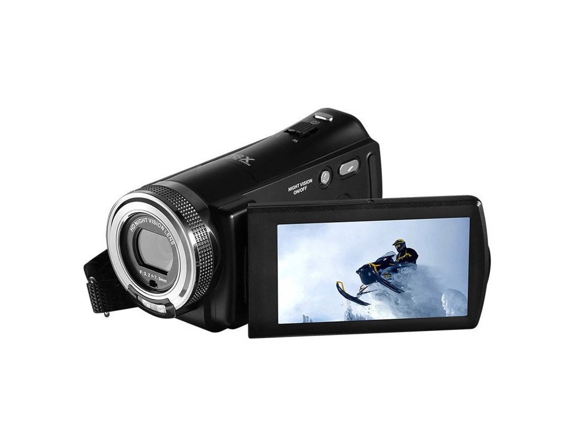 SZSMART Câmara de Filmar 1080P Full Hd 16X com Zoom Digital com Visão Noturna V12