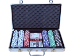 Estuche de póker de aluminio 300 Dados