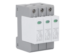Protector Contra Sobretensiones Ignífugo De 1000 V Cc Y 3 Polos Para Protección Contra Rayos Y Sobretensiones.