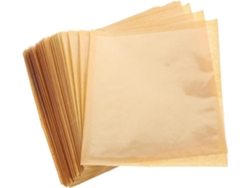 Paquete De 100 Bolsas De Papel Kraft Marrón De 18 X 19 Cm Para Envasar Galletas Y