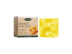 Jabón natural con aroma a naranja, Woodsleep hidrata y limpia la piel delicada.