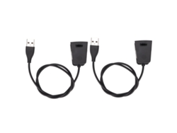 Cargador Usb Para Fitbit Charge 2, Cable De Carga Con Base Y Clip, 2 Unidades.
