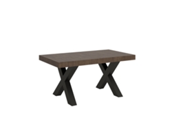 Mesa de Comedor ITAMOBY Traffic (90x160/420 - Paneles de Melamina - Nogal)