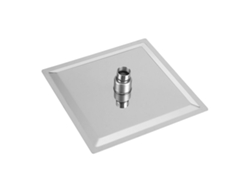 Cabezal De Ducha Moderno Cuadrado De Acero Inoxidable Para Baño, 20x20cm, G1/2, Plateado.