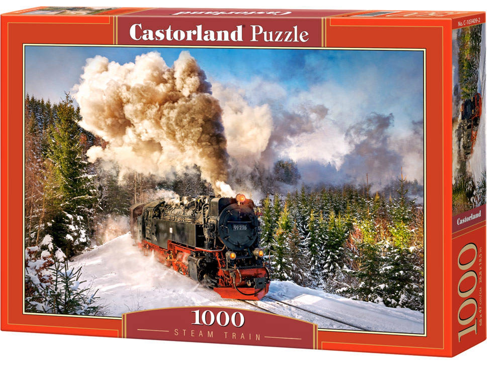 Puzzle CASTORLAND Steam Train (1000 Piezas)
