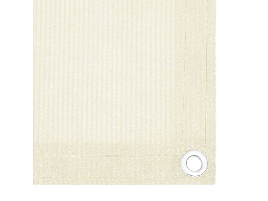 Mampara para balcón - Malla para balcón 90x600 cm, color crema HARLANV1