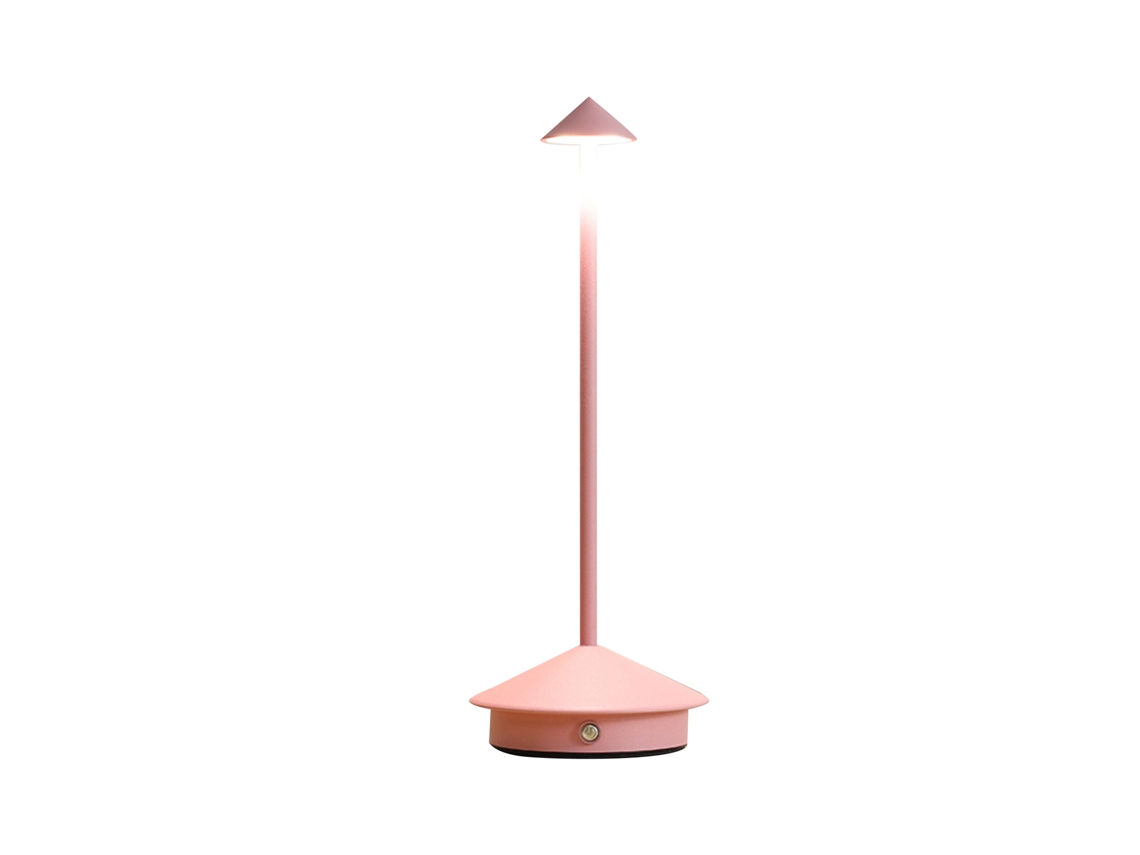 Lámpara de mesa LED portátil 2026 con control táctil, regulable, sin escala, recargable para dormitorio y restaurante.