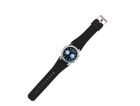 Correa de reloj inteligente para Samsung Gear S3 Classic Correa de silicona para reloj inteligente, longitud: aproximadamente 22,4 cm (negro)