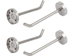 Gancho de pared redondo de acero inoxidable, 120 mm CHABERLU