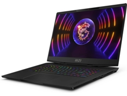 Portátil Gaming MSI Stealth 17 (Intel Core i9-13900H - NVIDIA GeForce RTX 4080 - RAM: 32 GB - 2 TB SSD - 17.3'')