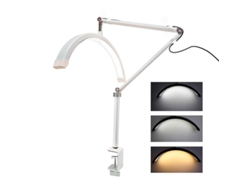 Lámpara De Mesa Led Ajustable Hd-m3x Con Forma De Media Luna, 3000k-6000k, Con Abrazadera En C.