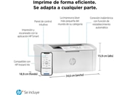 Impresora HP Laserjet M110WE (Multifunción - Láser Mono - Wi-Fi - Instant Ink)