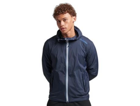 Chubasquero de Hombre SUPERDRY Ligera Code Azul (M)