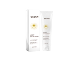 Crema de peinado ligera Gleamxi, sin enjuague, fórmula suave, fácil de aplicar.