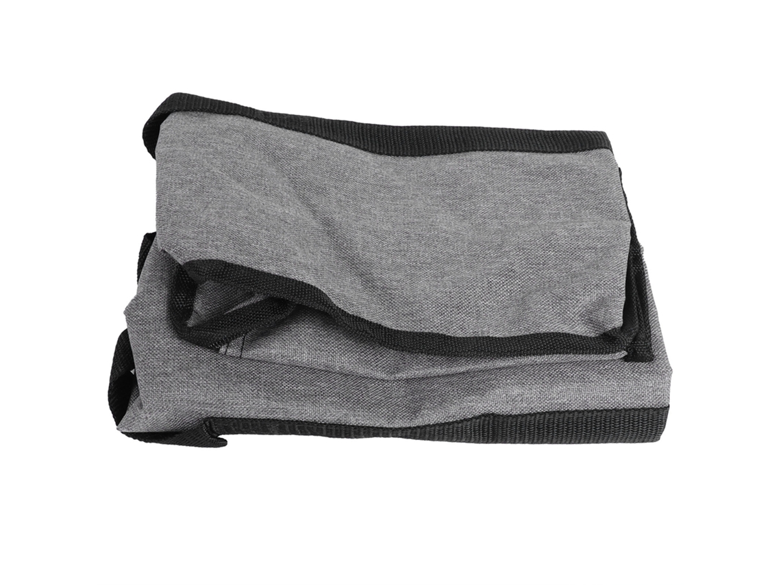 Bolsa De Almacenamiento Con Cremallera Y Asas En Tejido Oxford 600d Y Pvc Para El Hogar Y Los Viajes - Gris