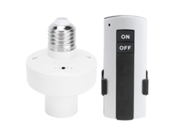 2026-soporte De Base De Bombilla E27 Con Accesorio De Control Remoto Para Hogar Dormitorio 220v