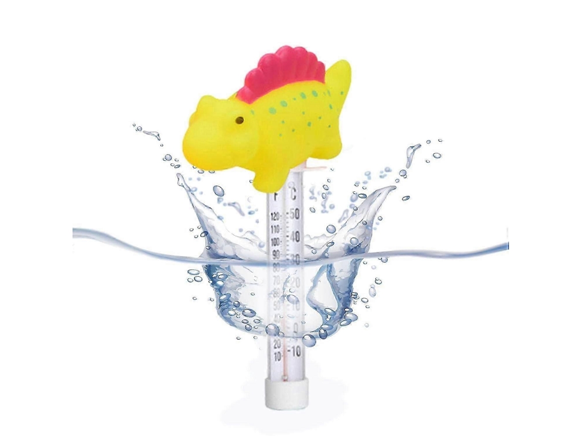 Termómetro flotante para piscina, flotador con forma de animal, termómetro digital para piscina, flotadores de agua GOKOCO
