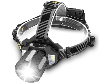Linterna frontal Led superbrillante Td240402-17Zzy 11 modos de iluminación recargable mediante carga USB Dual ajustable Ipx7 resistente al agua TUR...