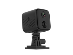 Cámara de seguridad para el hogar Wifi DVR con detección de movimiento y visión nocturna Yizhood (negra)