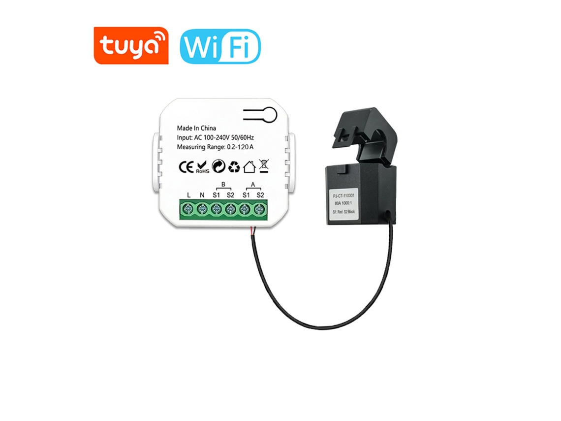 Control De La Aplicación Wifi Del Medidor De Energía Inteligente Tuya: Consumo Diario Y Mensual De Energía, Voltaje Y Corriente.