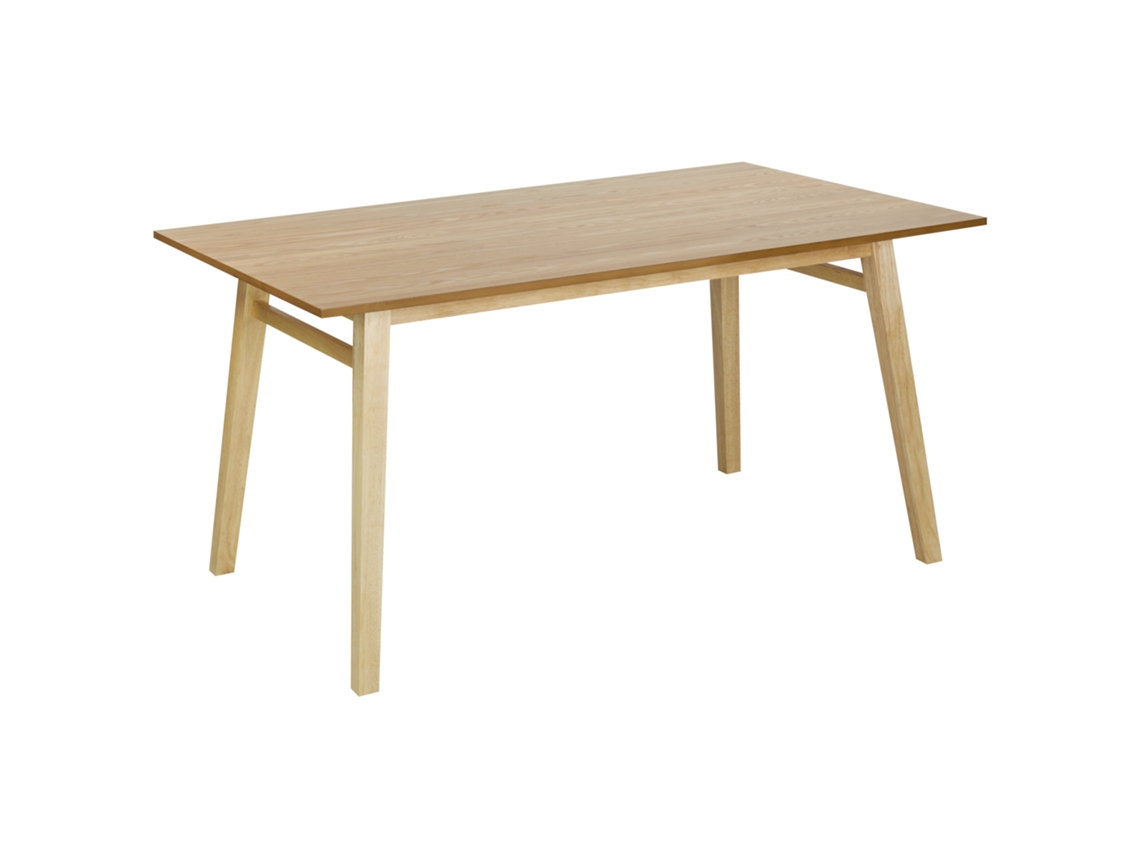 Mesa de comedor para 4 personas BELIANI Varley de MDF Madera clara 90x150x76