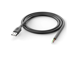 Cable USB flexible con conector de 4 pines. Cable de datos USB 2.0 de alta calidad. Nostalgia88