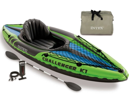 Kayak hinchable Challenger K1 274x76x33 cm INTEX